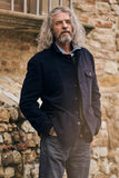 THREE POCKET REGULAR JACKET IN MOLESKIN COTTON