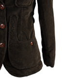Giacca iconica donna in velluto 500 righe