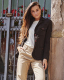 ICONIC WOMAN JACKET IN MOLESKIN COTTON