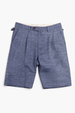 Bermuda in tessuto gabardina