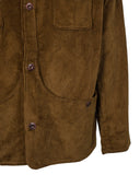 ICONIC OVERSHIRT IN 500-LINE VELVET
