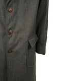 Cappotto monopetto in pura lana con spacco