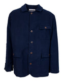 THREE POCKET REGULAR JACKET IN MOLESKIN COTTON