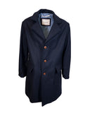 Cappotto monopetto in pura lana con spacco