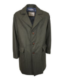 Cappotto monopetto in pura lana con spacco