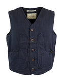 Gilet iconico in cotone lino 2025