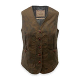 Gilet Arno donna in cotone cerato Superflow collezione 2026 MIMETICO