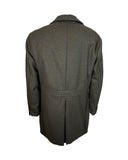 Cappotto monopetto in pura lana con spacco