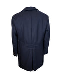 Cappotto monopetto in pura lana con spacco