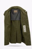 Trench in cotone waxed