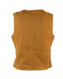 Gilet iconico donna in misto lino taglie 38-40